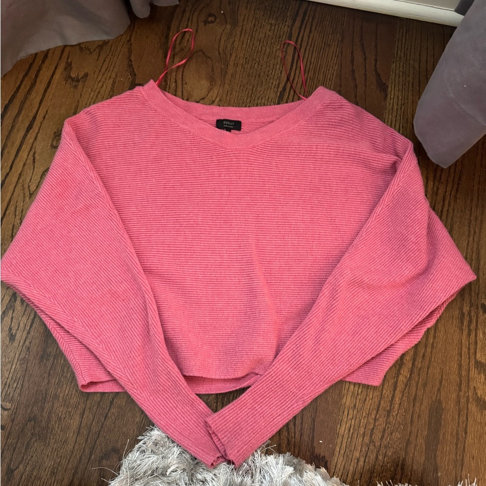 Debut Knit Top in Pink